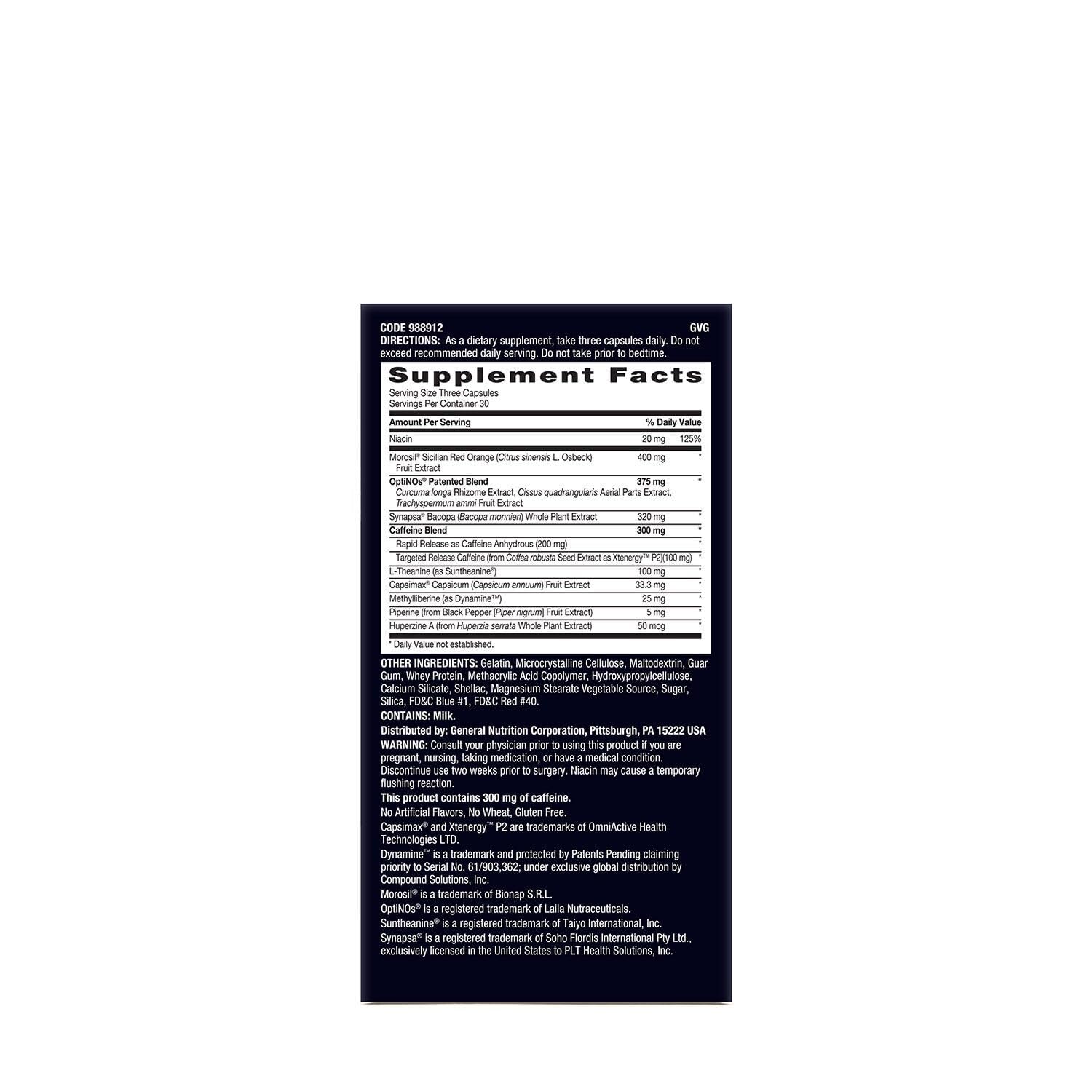BEYOND RAW Burn MF — capsimax extrait, soutient le métabolisme pendant l’effort.