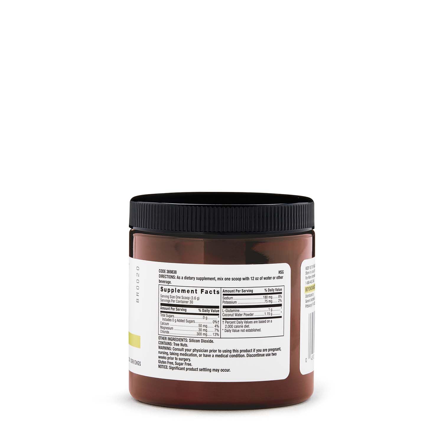 BEYOND RAW Chemistry Labs Électrolytes bouteille: solution pratique pour l’entraînement.