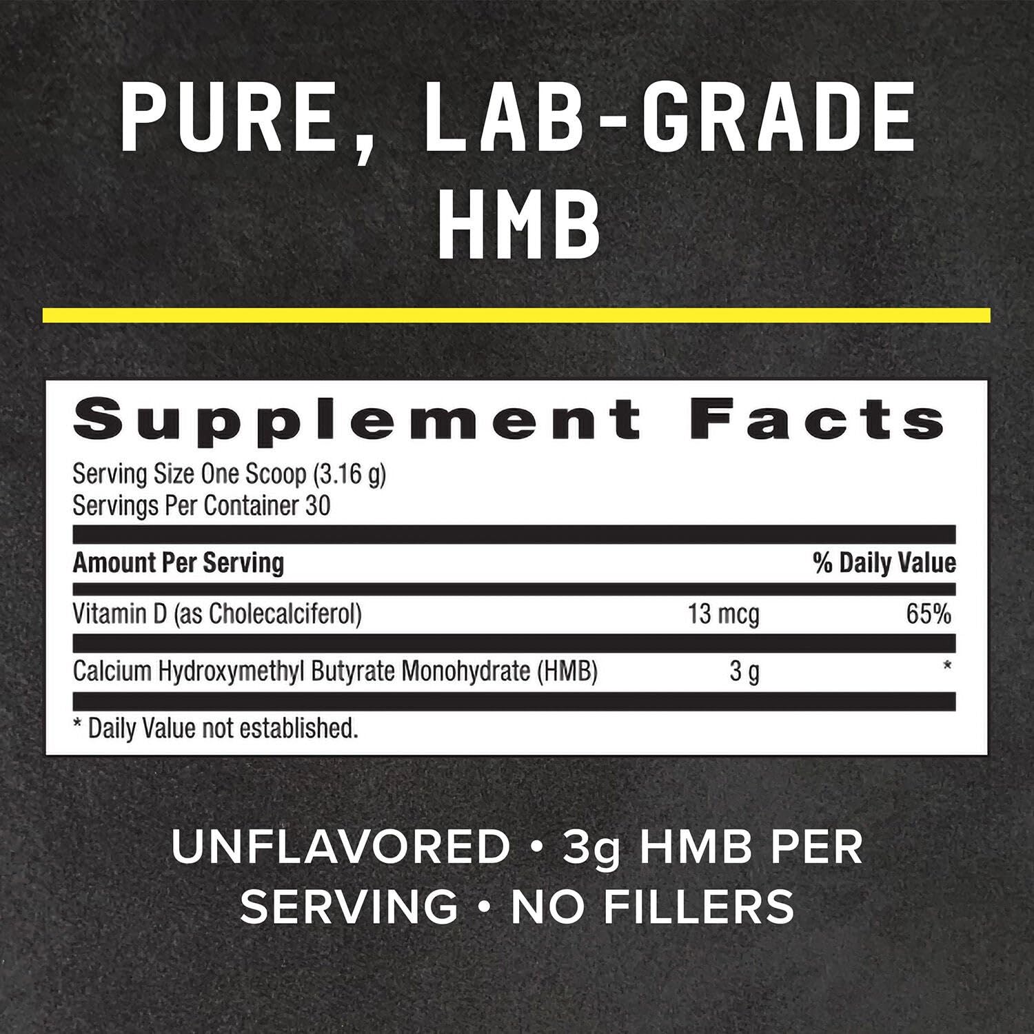BEYOND RAW Chemistry Labs HMB Poudre – poudre légère à ajouter dans un smoothie post-entraînement.