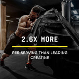 BEYOND RAW Creatine HCl – flacon 60 portions, facile à doser pendant l'entraînement.
