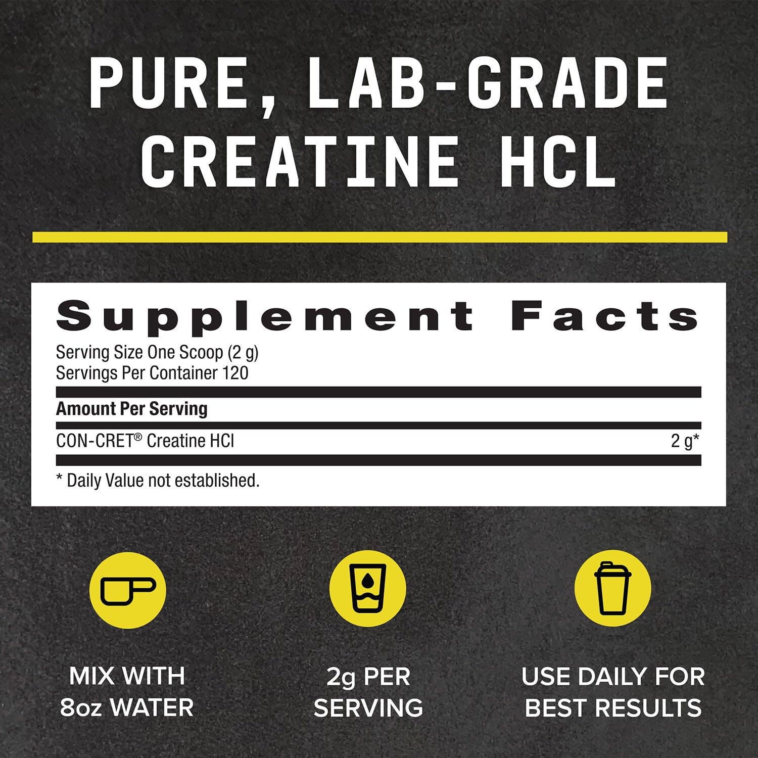 BEYOND RAW Créatine HCl: utilisation quotidienne lors d'une séance