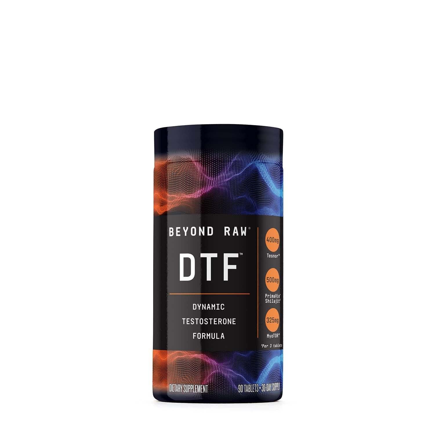 BEYOND RAW DTF : flacon compact facile à intégrer dans une routine quotidienne.