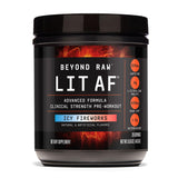 BEYOND RAW LIT AF – boîte pré-entraînement, énergie rapide et concentration.