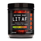 BEYOND RAW LIT AF dose-poudre énergie rapide pour démarrer l'entraînement
