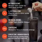 BEYOND RAW LIT AF Taurine soutient la fonction musculaire.