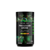 BEYOND RAW Precision Amino – Bouteille et versement: récupération rapide après l'entraînement.