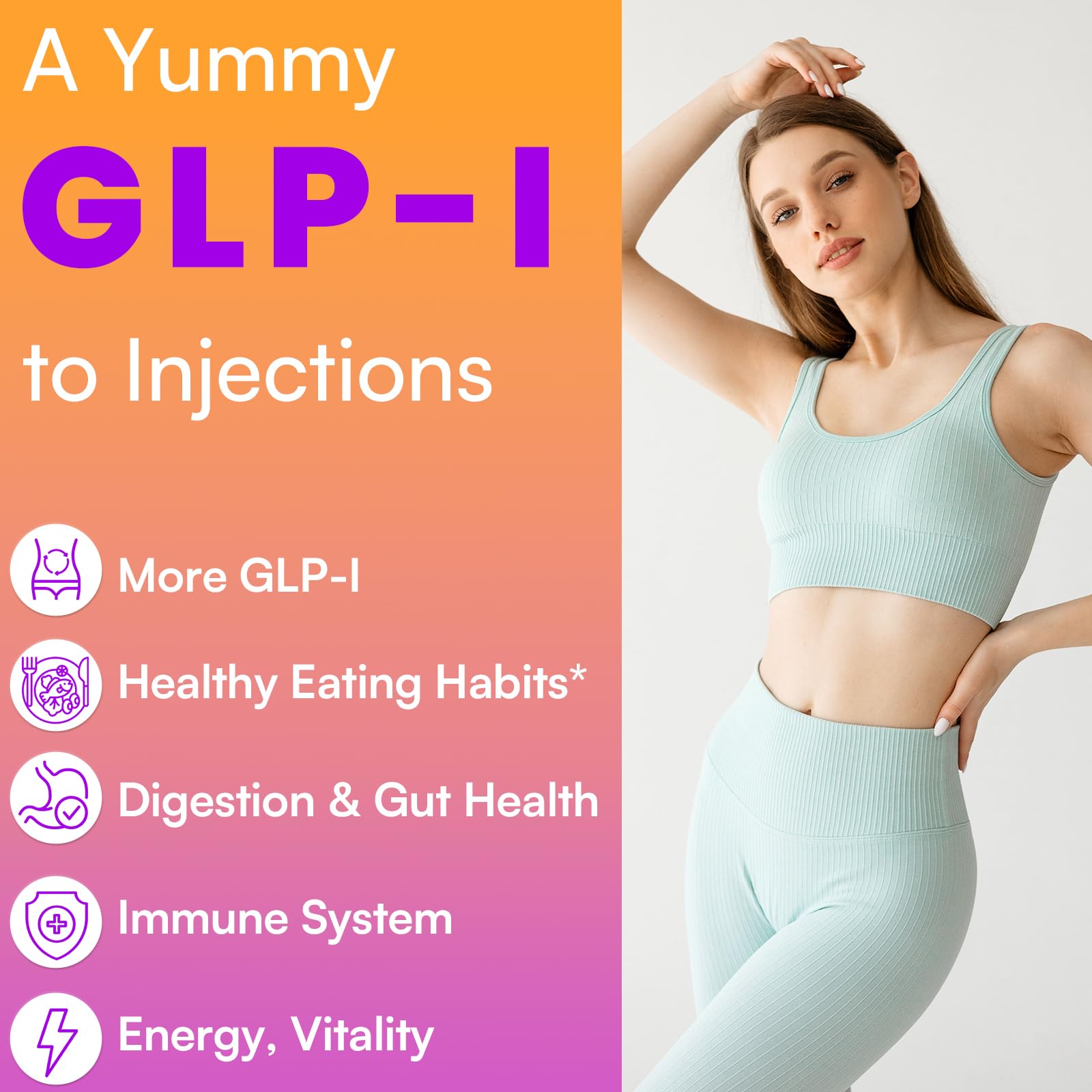 Gommes Beyyoly GLP-I saveur yuzu, plaisir sans sucre.