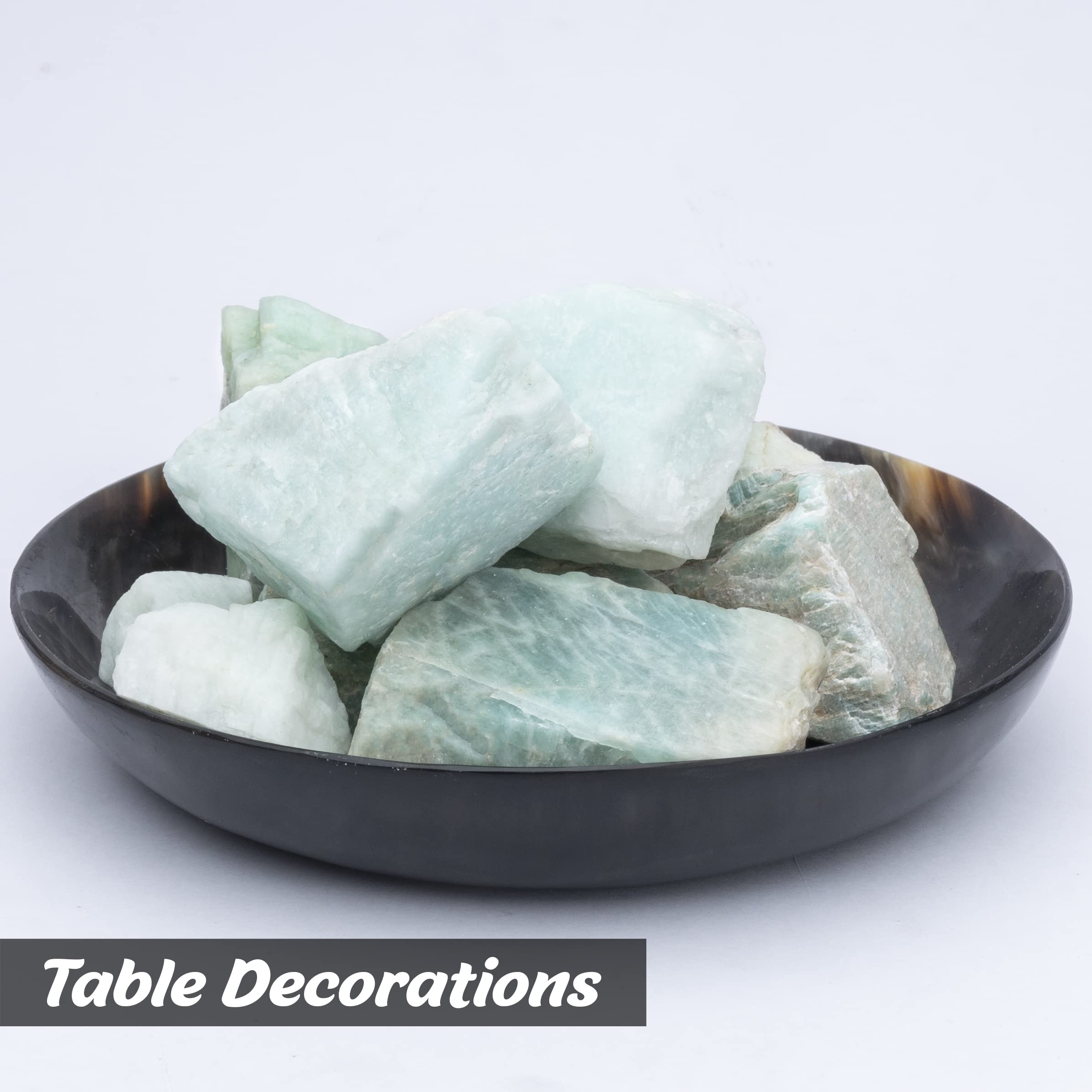 BEZAVO Amazonite brut: petites pièces prêtes pour câblage et polissage.