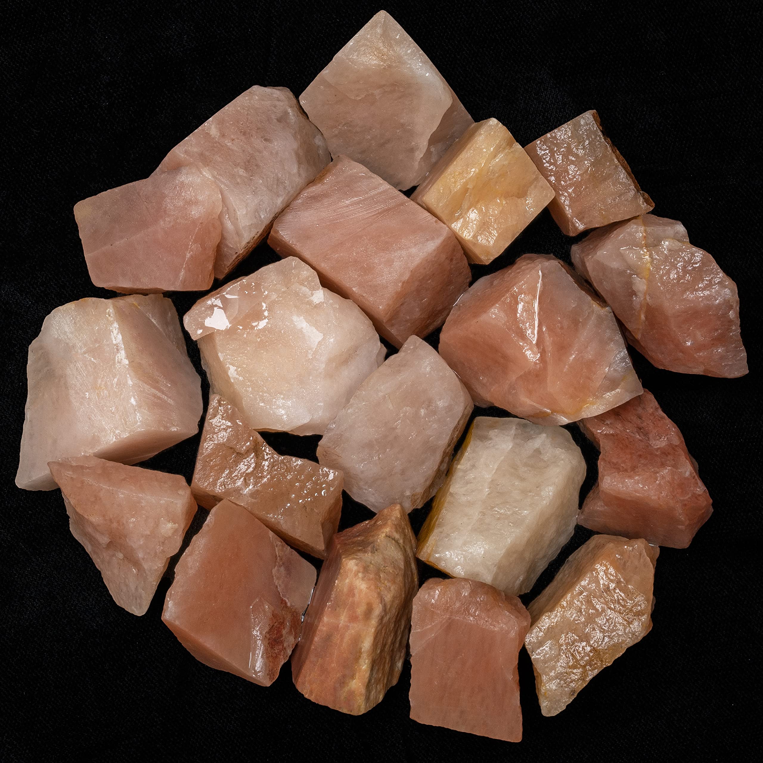 BEZAVO Aventurine rouge – pierres brutes 1lb pour lithothérapie et décor.