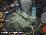 BEZAVO Aventurine verte, pierre brute pour rituel et Reiki