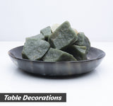 BEZAVO Aventurine verte, pierre brute pré-polissage pour bijoux et décoration