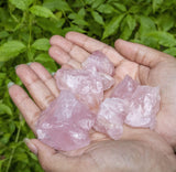 BEZAVO rose quartz brut pour cadeau et occasions