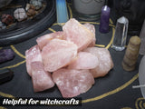 BEZAVO rose quartz brut pour décoration intérieure