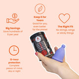 Nettoyage et entretien simples pour la coupe menstruelle Bfree.