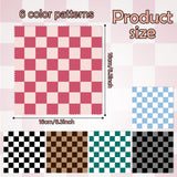 Chiffon microfibre BHAHB avec motif carreaux, parfait pour écrans et lentilles.
