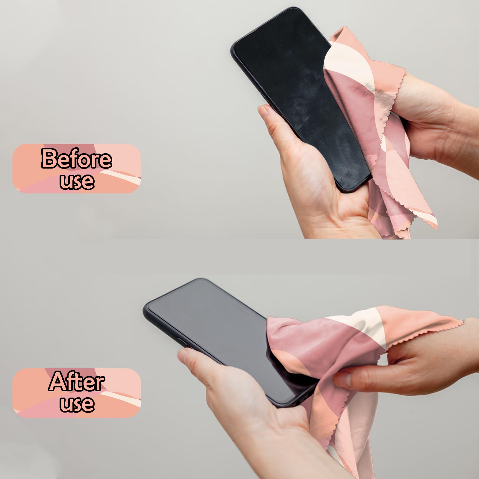 Chiffons BHAHB lavables et réutilisables, pour une utilisation durable.