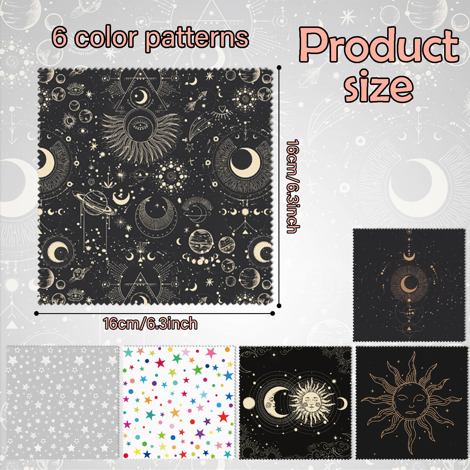 Chiffon microfibre BHAHB pour lunettes et écrans, taille compacte pour poche.