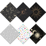 Chiffon microfibre BHAHB lot six pour lunettes, absorption efficace des poussières et traces.