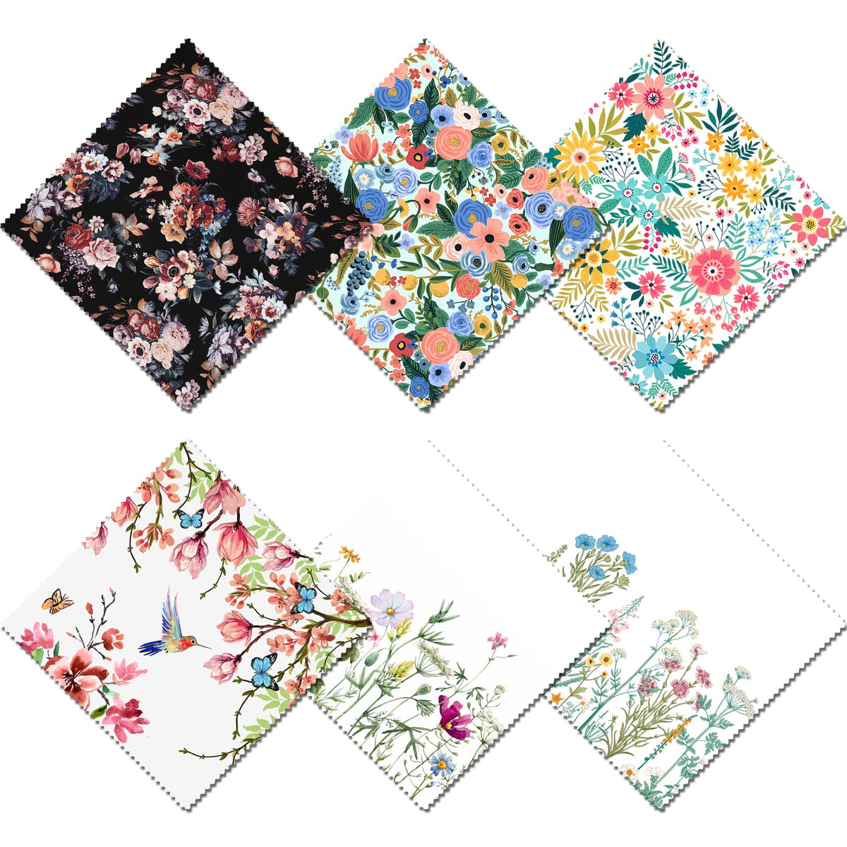 Chiffons BHAHB pour lunettes avec motif floral rose, nettoyage doux sans rayures.