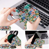 Chiffons BHAHB motifs floraux, nettoie écrans et surfaces délicates sans traces.