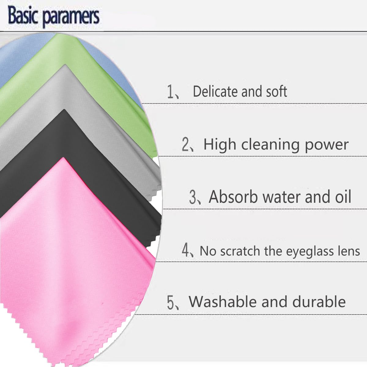 Chiffons BHCCYS pour lentilles caméra: enlève gras sans laisser de traces.