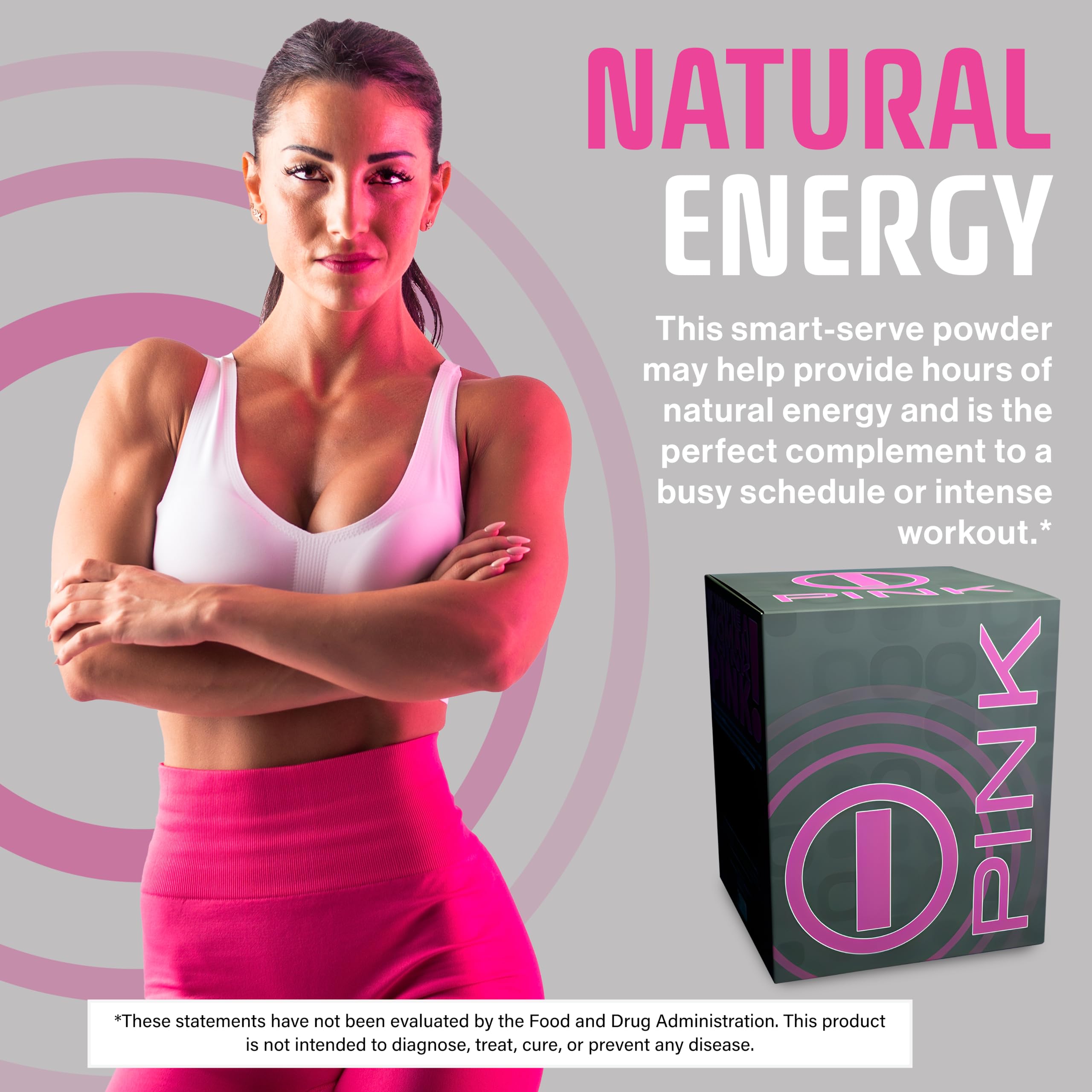 Sachet Pink Alive dans le sac de sport, énergie prête