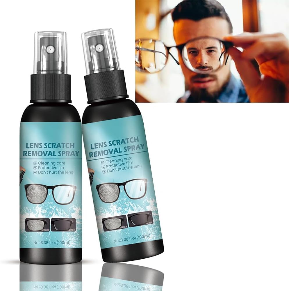 Biaoyun Lens Scratch Removal Spray, bouteille 100 ml prête à l'emploi