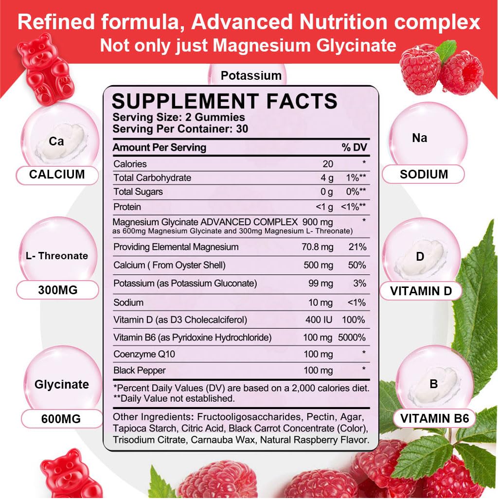 Biduka magnésium complexe avec vitamine D et B6, CoQ10, soutien énergie subtile.