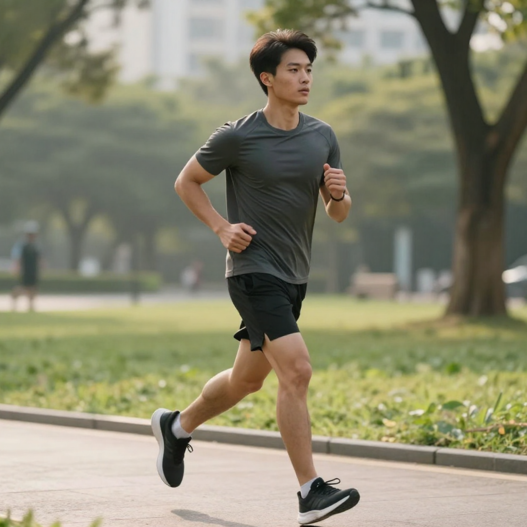 Homme actif pratiquant le sport, symbole du bien-être au quotidien avec Complementvital