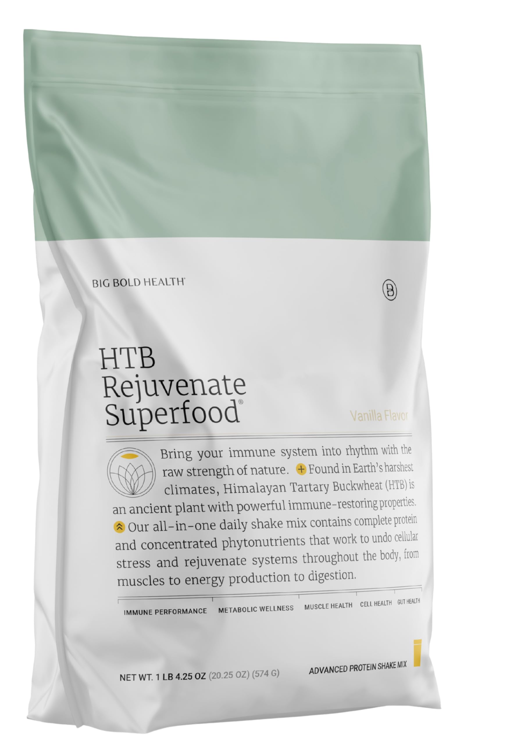 BIG BOLD HEALTH HTB Rejuvenate en bouteille, pratique pour un apport quotidien en protéines.