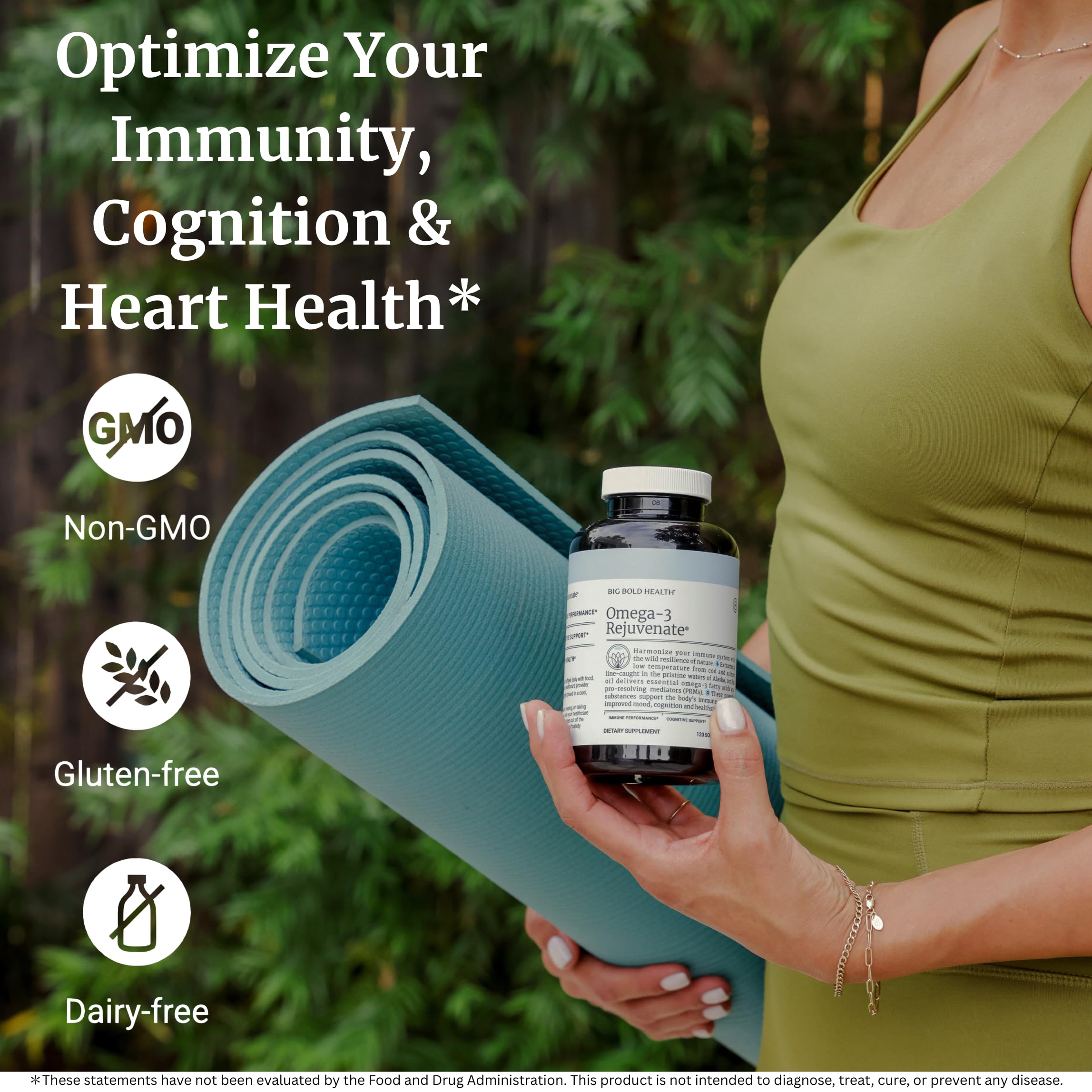Goût citron naturel des gélules Omega-3 Revitalisant pour une prise agréable.