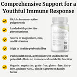 Capsules végétariennes HTB Immune Rejuvenate faciles à intégrer dans la routine quotidienne.