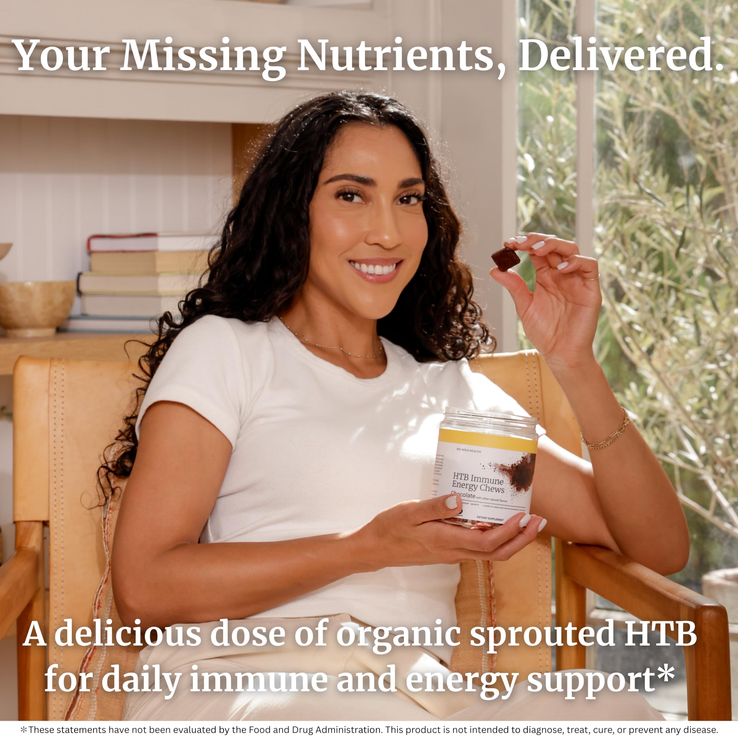 Détails des nutriments BIG BOLD HEALTH HTB: zinc, magnésium et vitamines utiles.