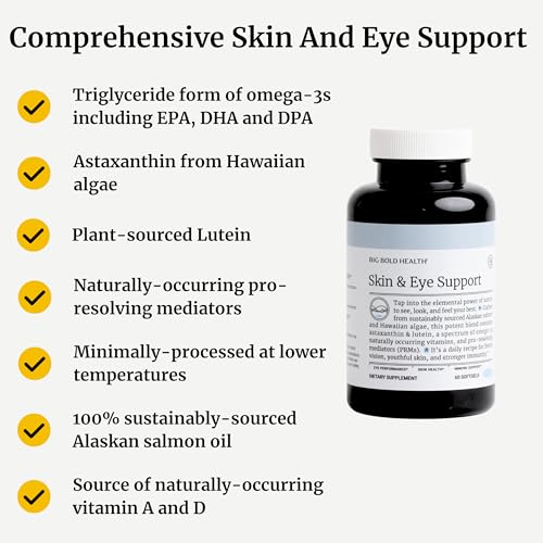 BIG BOLD HEALTH lutéine et astaxanthine – filtre lumière bleue potentiel pour les yeux