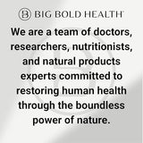 BIG BOLD HEALTH sans gluten et sans lactose – adapté aux régimes sensibles