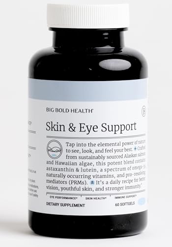 BIG BOLD HEALTH soutien peau et yeux – oméga-3 en gélules pour peau saine et yeux clairs