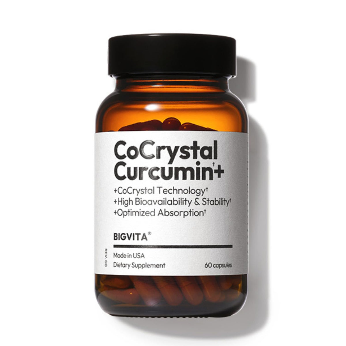 BIGVITA CoCrystal Curcumin+ photo produit montrant le flacon pour demarrer sa routine quotidienne