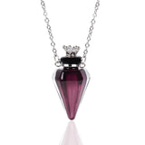 Pendentif-bouteille-parfum-diamant-violet Biiange, élégant et pratique.