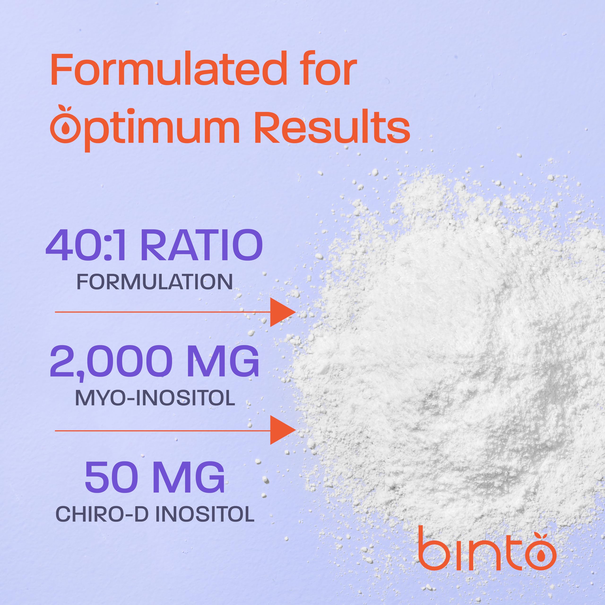 Binto Inositol Rapport 40-1: formule Myo et D-Chiro pour équilibre.