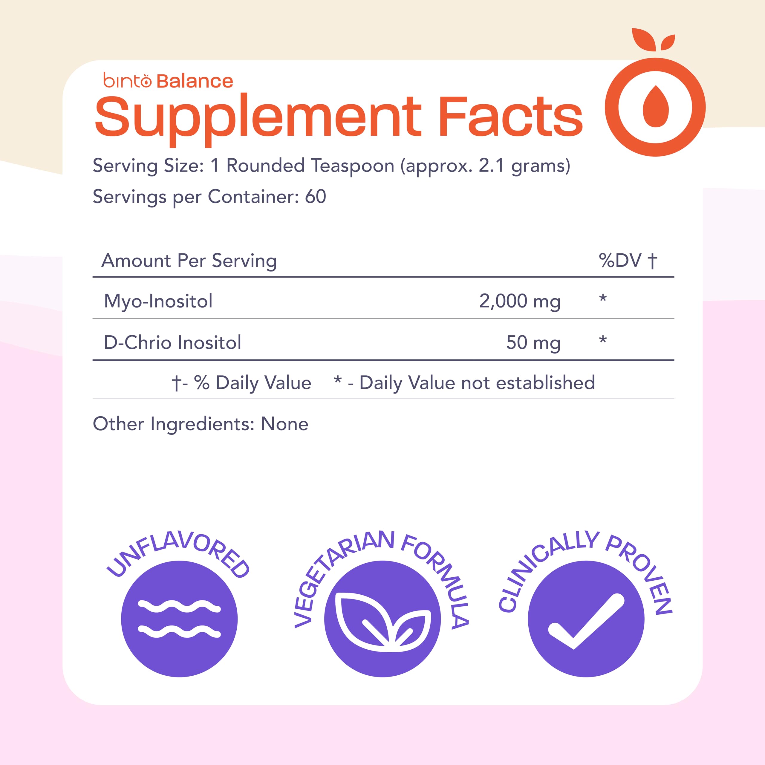 Binto Inositol Soutien Ovulation: peut aider à réguler le cycle.