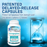 Bio Absorb Serrapeptase – capsules DRcaps résistantes à l acide gastrique.