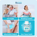 Bio Absorb Serrapeptase: emballage et étiquette clairs, facilité d'utilisation.