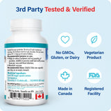 Bio Absorb Serrapeptase: sans gluten, sans noix et sans lait, adapté à divers régimes.