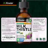BIO KRAUTER chardon-marie solution-foie: soutien potentiel pour la détox