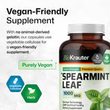 BIO KRAUTER Formule pure: menthe poivrée et cellulose végétale.