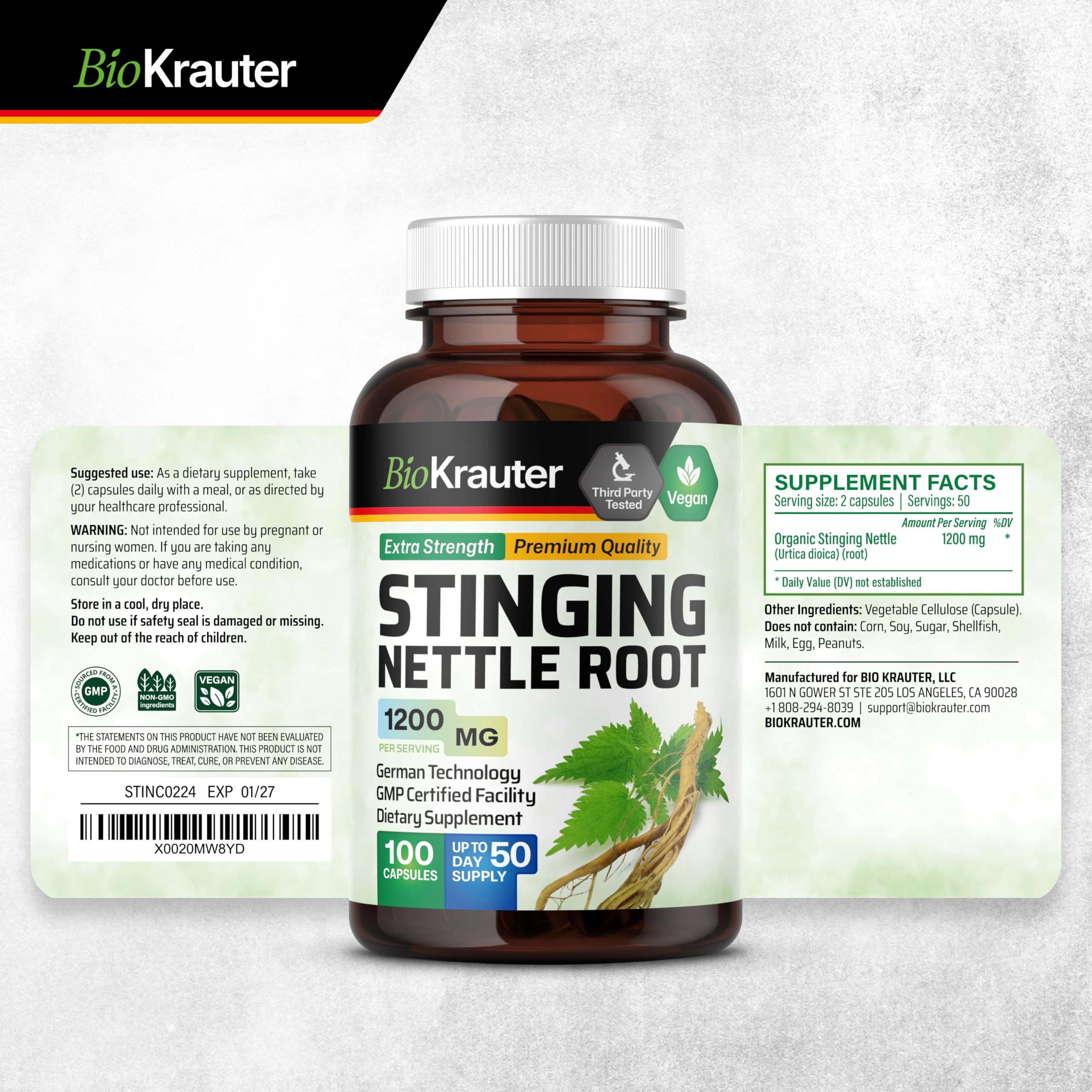 BIO KRAUTER Consignes d'usage – instructions claires et simples.