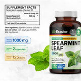 BIO KRAUTER Prise quotidienne de capsules menthe poivrée, pratique en déplacement.