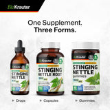 BIO KRAUTER Racine d’ortie – poudre naturelle prête à l'utilisation.