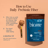 Bio.me Fibre prébiotique chocolat utilisation quotidienne