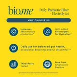 Bio.me fibre soluble citronnade, boisson rafraîchissante favorisant l'hydratation.